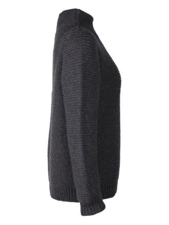 A.P.C. chunky-knit turtleneck sweater - women - Polyamide/Merino - M - Grey