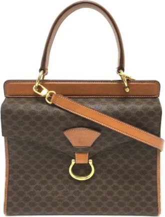 Celine Pre-owned Fabric shoulder-bags - Dames - Vintage Handtas - Bruin - ONE Size - Vintage