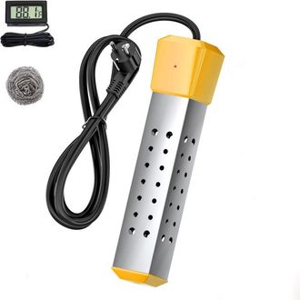 OEM Calentador De Agua De 2000 W Para Piscinas Inflables Elevadas, Calentador De Ba&ntilde;era Sumergible Con Termostato, Calentador De Agua El&eacute;ctrico Sumergible