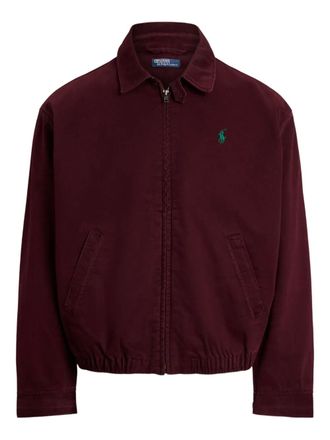 Polo Ralph Lauren logo-embroidered jacket - Rood