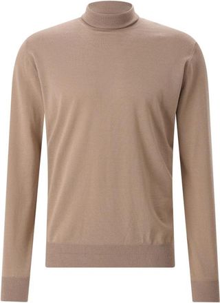 Lardini Turtleneck Sweater - Heren - Coltruien - Bruin - M - Truien & Vesten