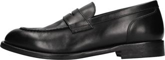 Rolando Sturlini Leren Loafers - Heren - Loafers - Zwart - 43 EU - Leer - Schoenen