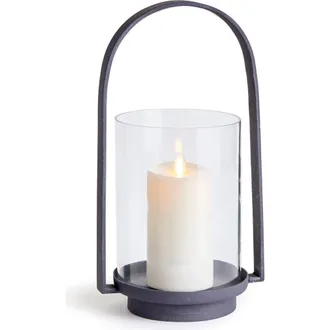 Napa Home & Garden Terrazza Outdoor Hurricane in Gray at Nordstrom, Size Small