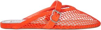 Alaia Schoenen, Dames, Oranje, 39 EU, Su&egrave;de, Mule van mesh en su&egrave;de
