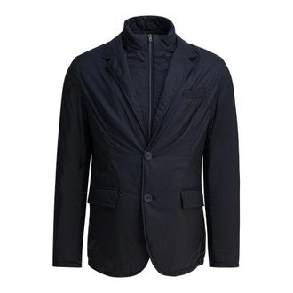 Herno Blazers, male, Blue, M, Wool and Cashmere Jacket