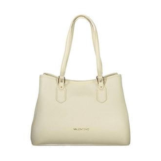 Valentino Shoulder Bags, female, Beige, Size: ONE SIZE Polyethylene Handbag with Textured Finish