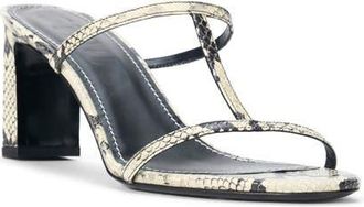 Staud Talita Sandal in White Snake at Nordstrom, Size 7.5Us