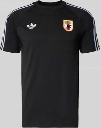 adidas Originals Regular Fit T-Shirt aus Baumwoll-Mix mit JFA-Applikation Modell NOIR in Black, Gr&ouml;&szlig;e XXL