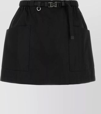 Prada high-waisted mini skirt