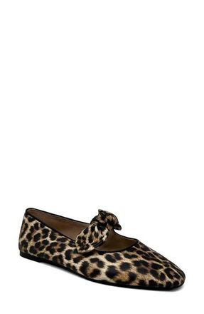 Shushop April Mary Jane Flat in Leopard Print at Nordstrom, Size 6.5