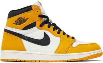 Air Jordan Mens Jordan 1 Retro High OG Yellow Ochre
