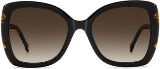 Carolina Herrera HER 0429/S WR7/HA Womens Sunglasses Black Size 55