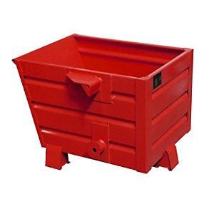 Bauer Volquete Apilable Capacidad 0,3 M&sup3; Rojo Vivo Ral 3000