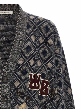 Wales Bonner Merino Wool Mens Cardigan