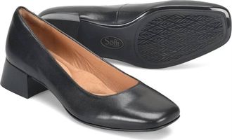 S&ouml;fft Womens Lillian Block Heel Pumps In Black