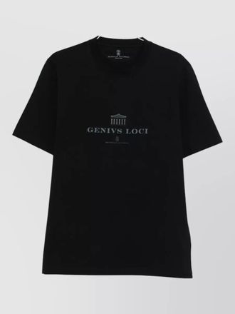 Brunello Cucinelli crew neck graphic print t-shirt