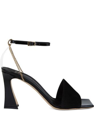 Giuseppe Zanotti sculpted-heel sandals - Black