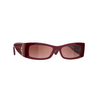 Chanel 17925M Sunglasses - female - Chanel - Sunglasses - Red - 54 MM - Accessories