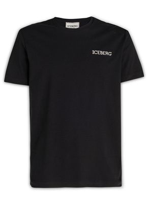 Tシャツ・カットソー ICE B ICEBERG Men T Shirts F014 63279000 Black Amazon.com: ICEBERG Mens Logo Tape Graphic T-Shirt Medium