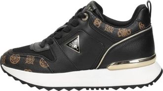 Guess Kynneth Sneaker - Dames - Sneakers - Zwart - 37 EU - Schoenen