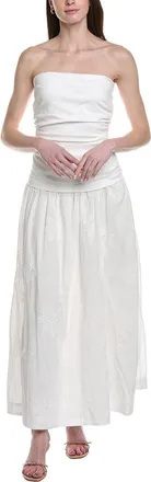 Line & Dot Emberly Mixed Media Dress