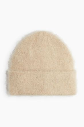 H&M Flauschige Beanie aus Wollmix - Beige