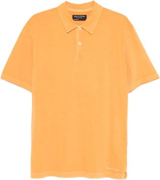 Marc O'Polo cotton polo shirt - men - Organic Cotton - M - Orange