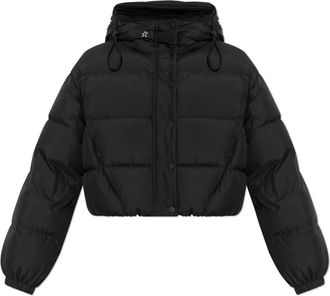 Perfect Moment Hooded Down Jacket - Dames - Gewatteerde jassen - Zwart - L - Polyester - Jassen