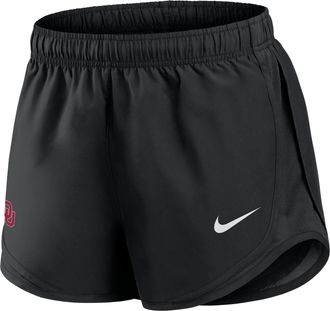 Nike Oklahoma Tempo Nike Womens Dri-FIT College Shorts in Black | 04PK00AOKN-FN8