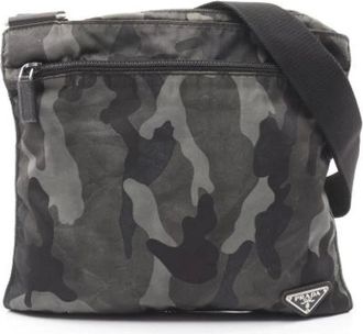 Prada Pre-owned Cross Body Bags, female, Multicolor, Size: ONE SIZE Pre-owned Vintage Nylon Cross Body Bag