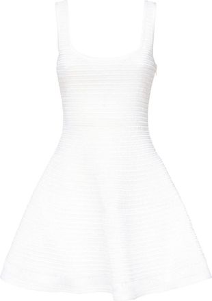 Alaia Raffia Skater Dress