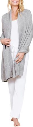 Barefoot Dreams CozyChic Lite Travel Shawl in Dove Gray at Nordstrom