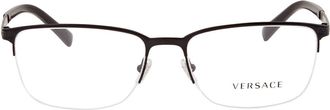 Versace Demo Rectangular Mens Eyeglasses VE1263 1009 55