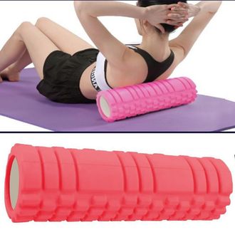 Trade Shop Trade Shop - Rullo Fitness Pilates Schiuma Tubo Esercizi Palestra Yoga Massaggi Schiena 45x14