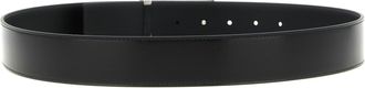 Givenchy Mens Black Calfskin Belt