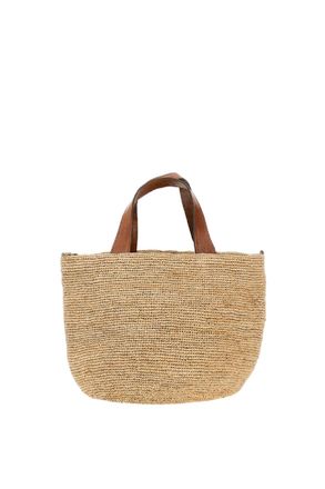 Ibeliv Beige Mirozy Raffia Bag