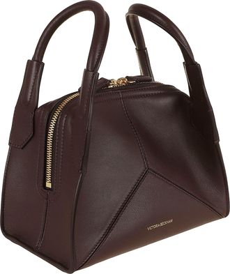 Victoria Beckham Fluid Geometric Mini Bag With Iconic V Stitching