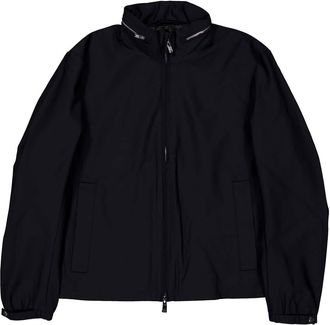 Emporio Armani Essentials Full-Zip Nylon Jacket with Stowaway Hood