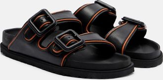 Birkenstock Arizona leather slides