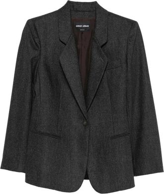 Giorgio Armani Single-breasted Notched-lapel Blazer