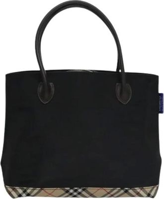 Burberry Pre-owned Tote Bags, female, Black, Size: ONE SIZE Pre-owned Blue Label Tote Bag