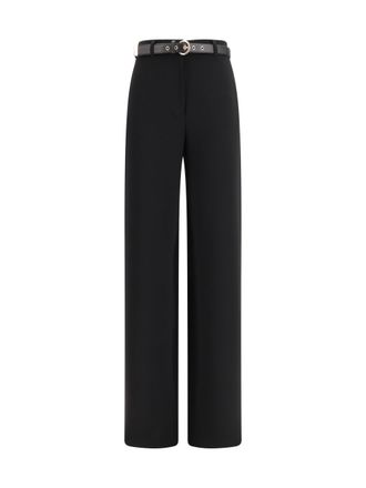 Max Mara Womens Wide-Leg Pants Black Triacetate Tops Top