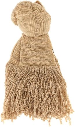 Fabiana Filippi Accessoires, Dames, Beige, ONE Size, Wol, Sjaal