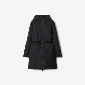 Burberry Mid-length Hooded Nylon Coat