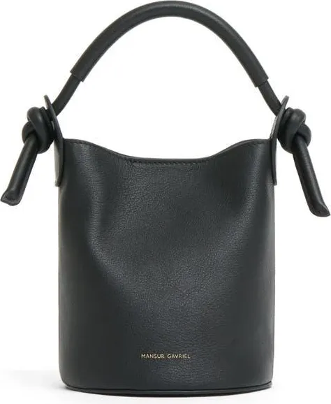 Mini Mini Fortuna Bucket Bag in Black at Nordstrom