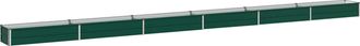 vidaXL Cama De Jard&iacute;n Elevada Verde 600 X 40 X 24 Cm Vidaxl
