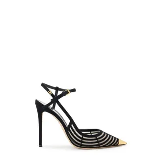 Elisabetta Franchi Dames, Schoenen, Zwart, Maat: 37 EU Su&egrave;de