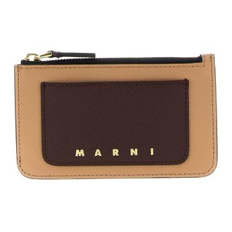 Marni Wallets & Cardholders, female, Multicolor, ONE SIZE, Saffiano Leather Card Holder