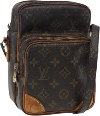 Louis Vuitton Pre-owned Amazon Schoudertas - Dames - Vintage Schoudertas - Bruin - ONE Size - Leer - Vintage