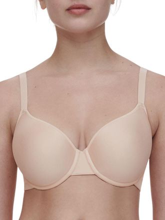Chantelle Womens Easy Bliss Covering Memory Foam Bra - Beige polyamide - Size 32DD